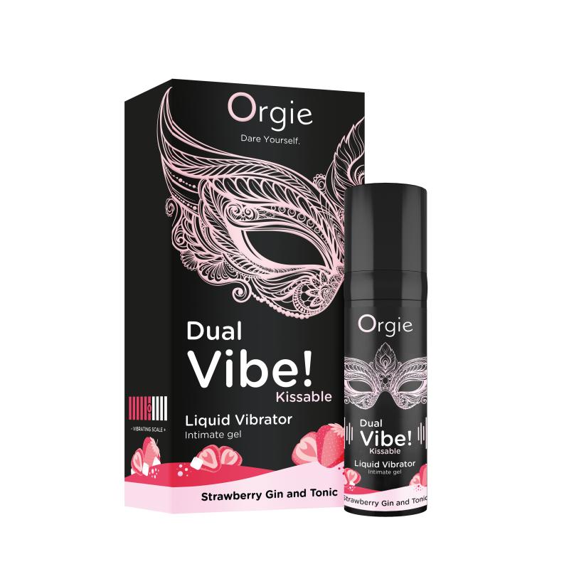 Orgie- Dual Vibe Liquid Vibrator Strawberry Gin & Tonic