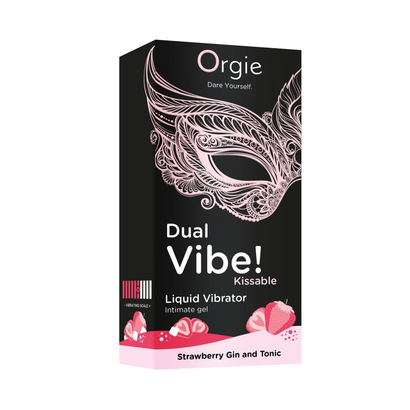 Orgie- Dual Vibe Liquid Vibrator Strawberry Gin & Tonic
