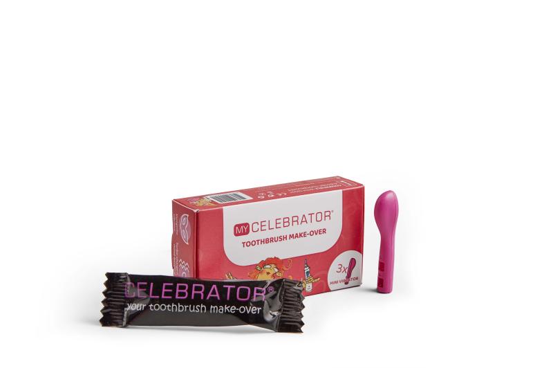 My Celebrator - Zahnbürsten-Makeover Zehnteiliges Party-Pack - Rosa