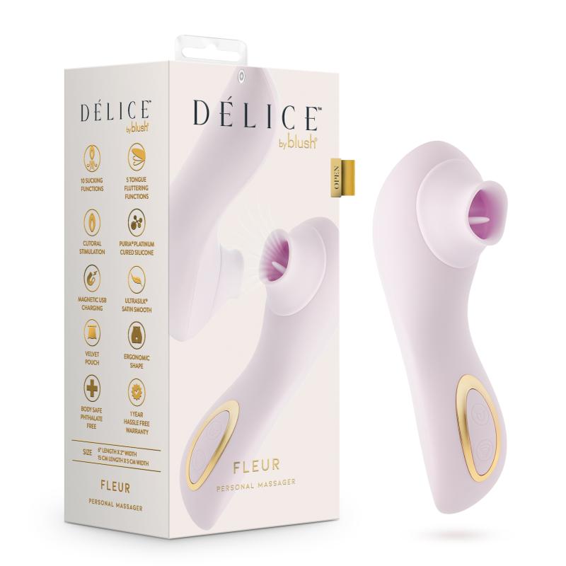 Blush - Delice Fleur Luftimpuls-Vibrator - Barely Purple