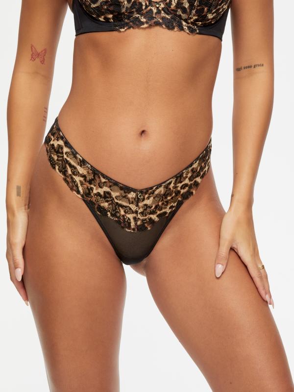 Sexy Spitzenplanetenschnur - Animal Multi