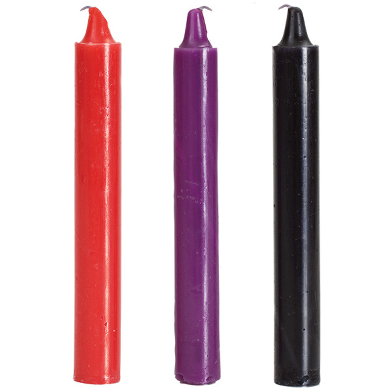 Japanische Tropfkerzen - 3er-Packung