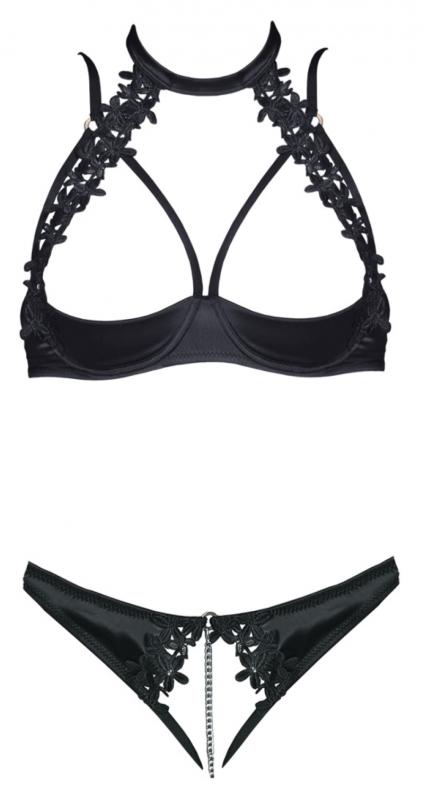 Provokatives BH Set mit schrittfreiem String