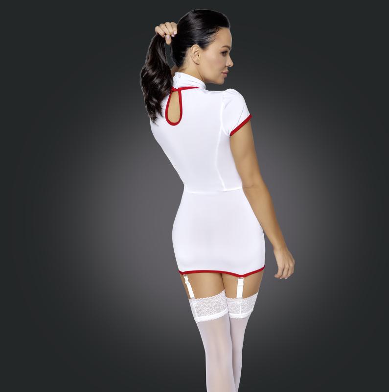 Cottelli Kostüme - Sexy Krankenschwester Kleid - Weiß