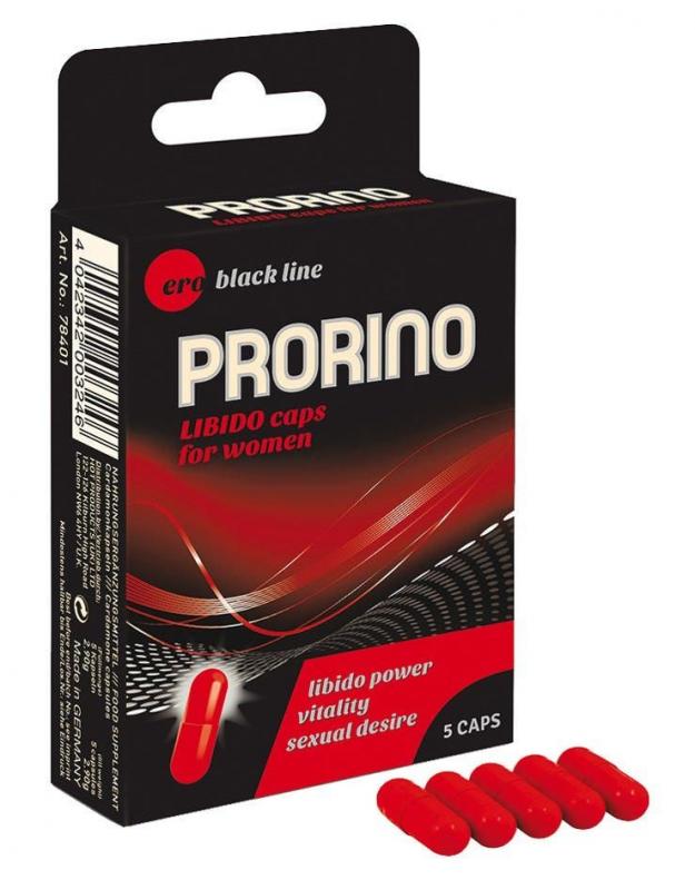 HOT Prorino Libido Kapseln für Sie - 5 Stk