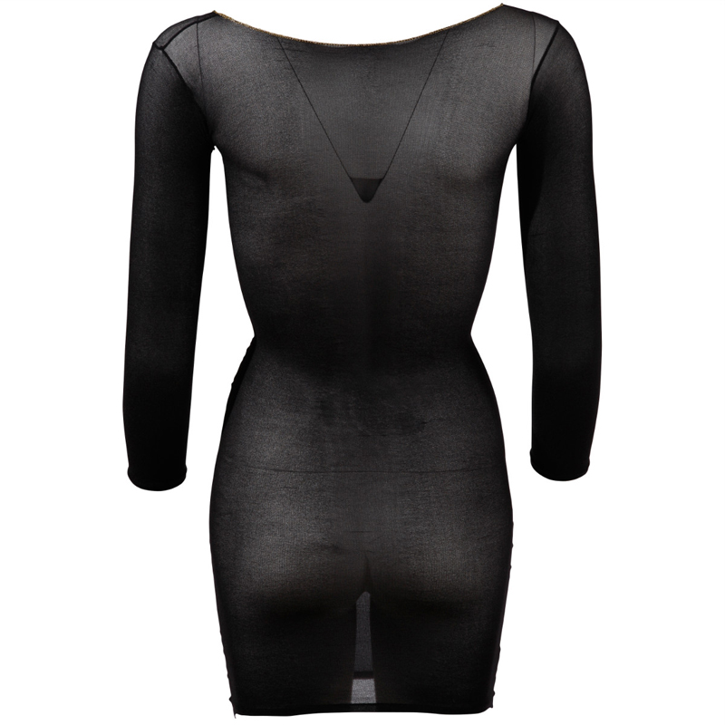 Langärmliges Minikleid S-L
