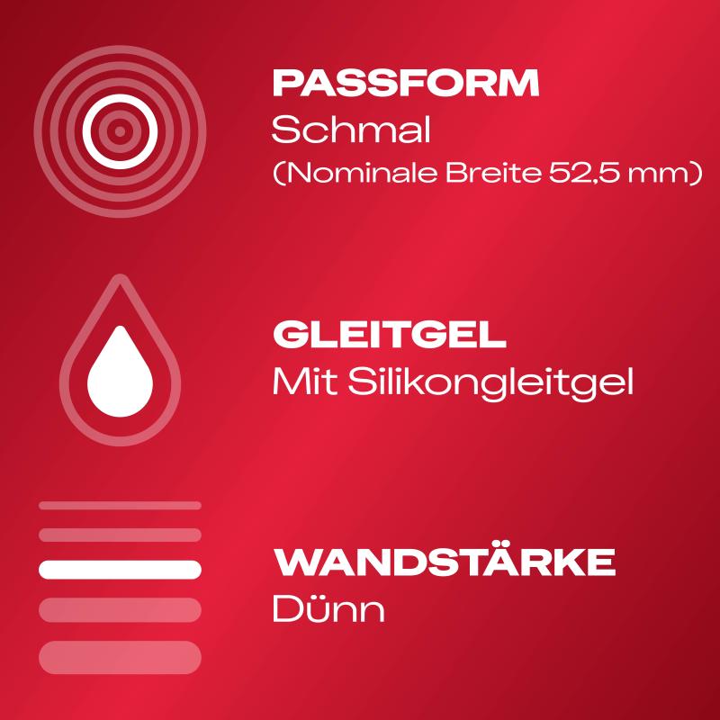 Durex Gefühlsecht Slim Fit - 8 Stk