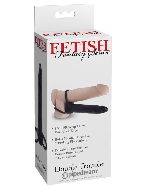 Fetish Fantasy Serie »Double Trouble« Dildo mit Penisring