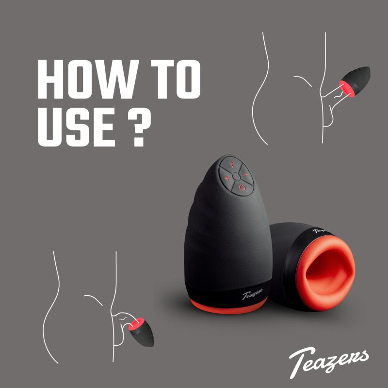 Teazers »Oral« Masturbator mit Vibration