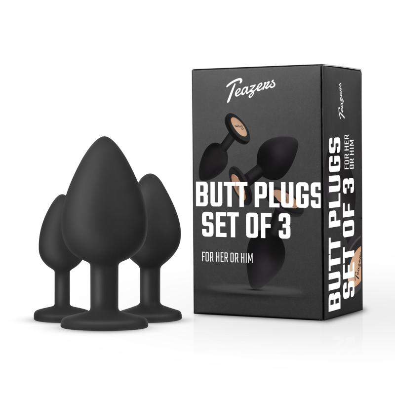 Teazers »Plug and Play« Analplug-Sets
