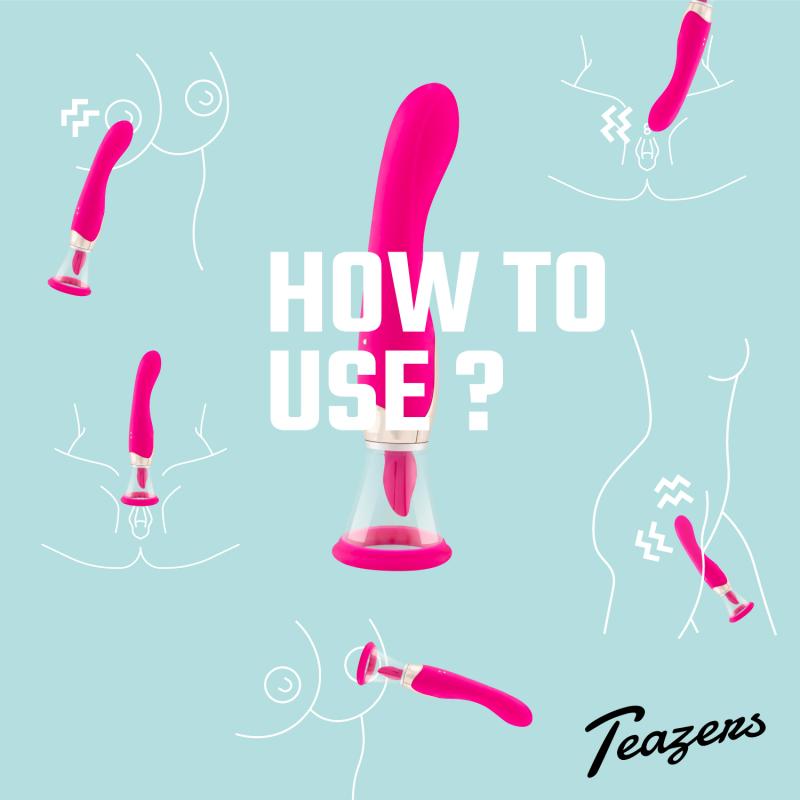 Teazers »Pleasure Pump« G-Punkt & Auflegevibrator
