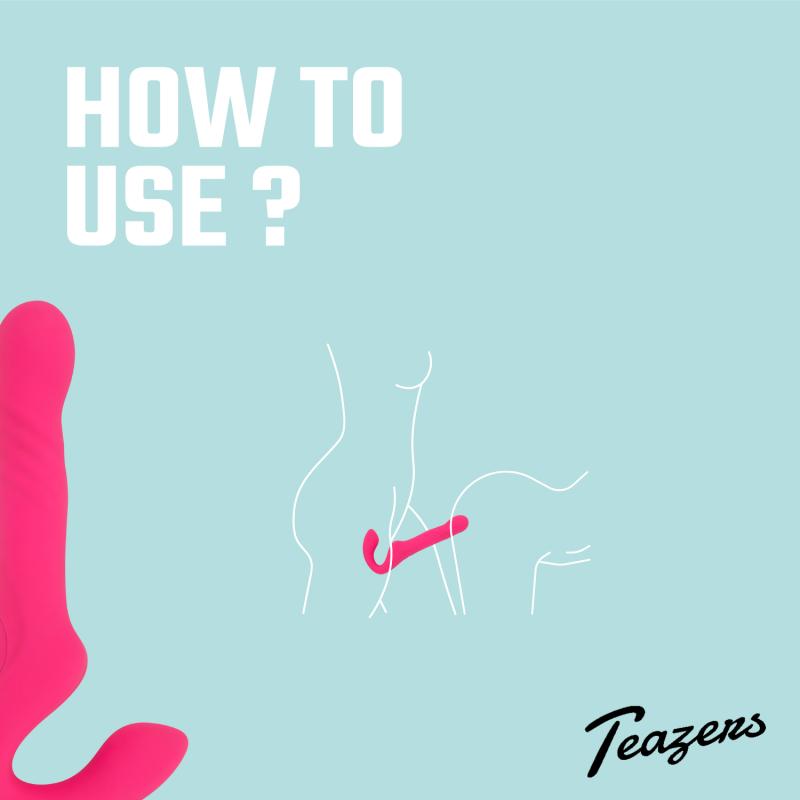 Teazers »Strapless« Strapon-Vibrator