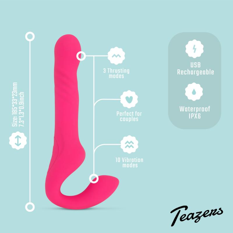 Teazers »Strapless« Strapon-Vibrator
