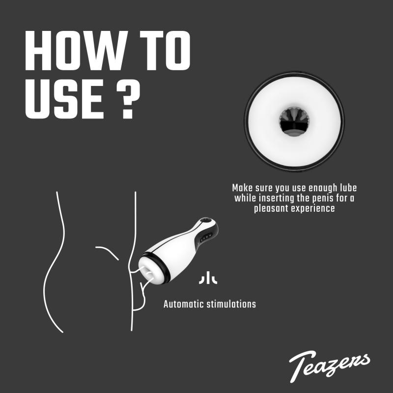 Teazers »Blow my Mind« Masturbator mit Vibration