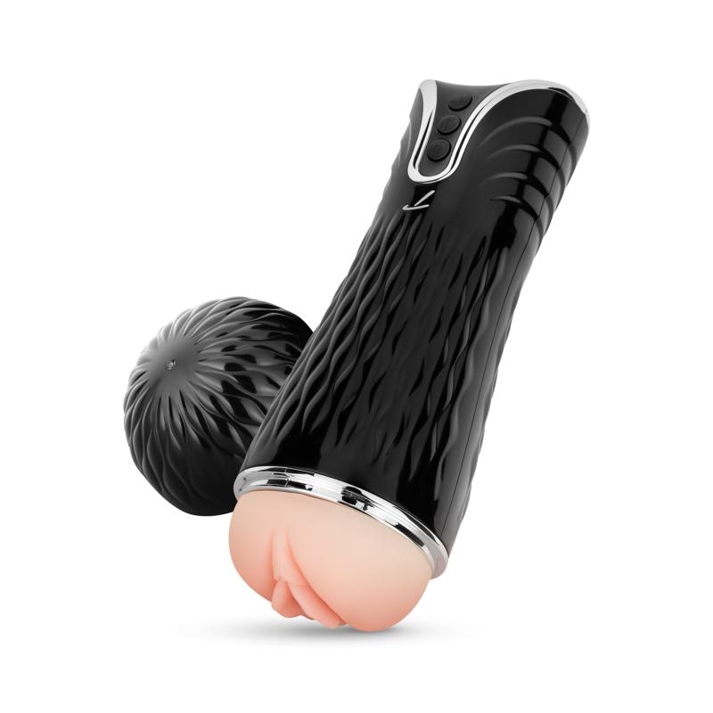 Teazers »Ribbed« Masturbator mit Vibration