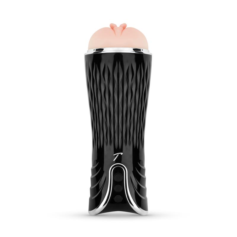 Teazers »Ribbed« Masturbator mit Vibration