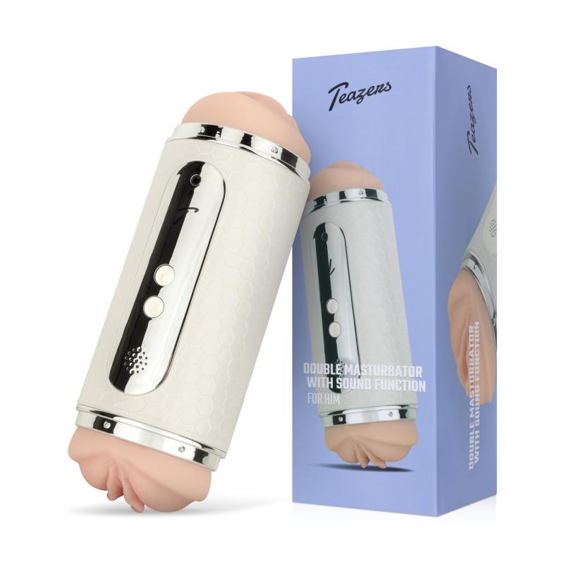 Teazers »Dual« Masturbator mit Vibration
