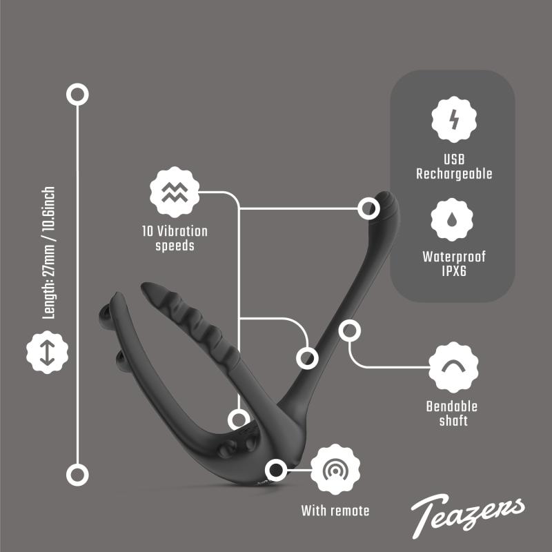 Teazers »Triple« Prostata-Vibrator
