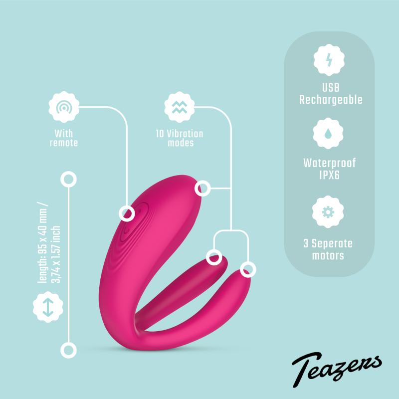 Teazers »U-Form« Paarvibrator