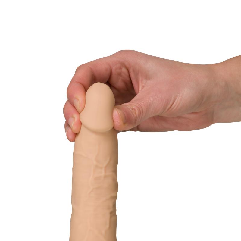 AMORELIE UNCOVER »Dawn« Dildo - 15,4 cm - Macadamia