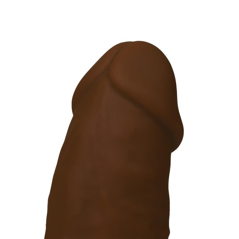 AMORELIE UNCOVER »Dusk« Dildo - 19,2 cm - Chestnut