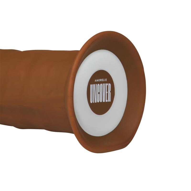 AMORELIE UNCOVER »Dusk« Dildo - 19,2 cm - Chestnut