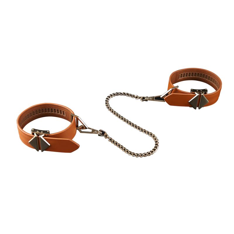 LOCKINK - 8-Bondage-Riemen Fesselset - braun
