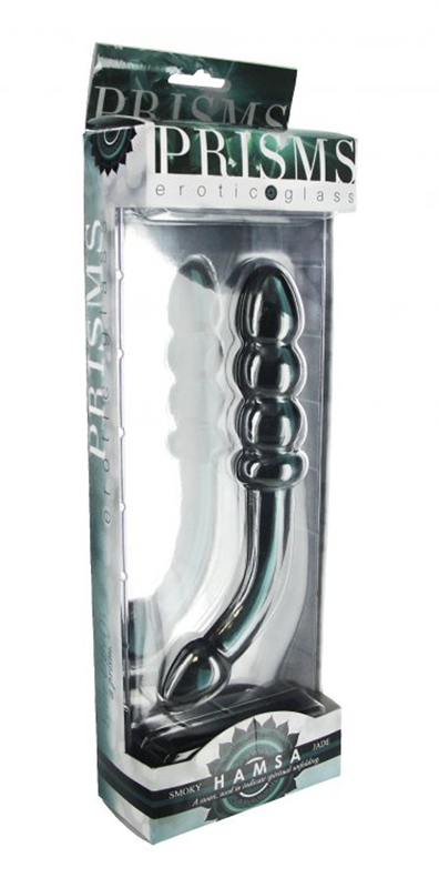 Hamsa G-Punkt/Prostata-Dildo - Smoky Jade