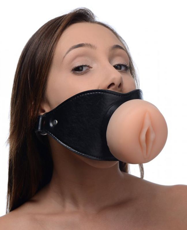 Pussy Face Mundknebel für Oralsex