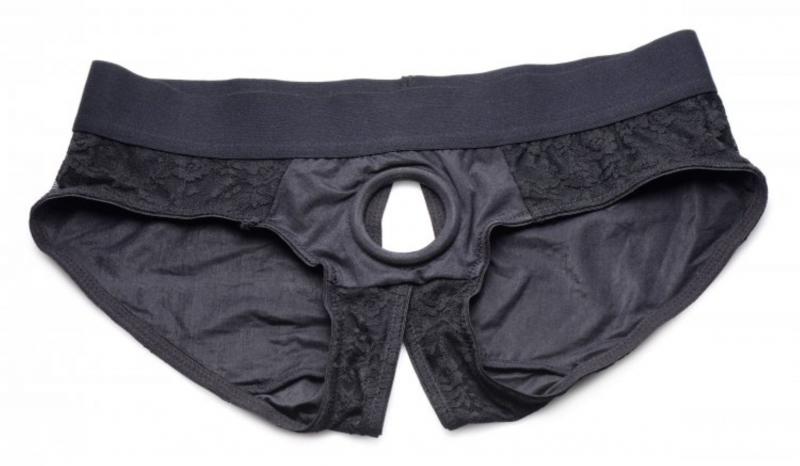 Strap U »Lace Envy« Strap-On-Panty mit offenem Schritt