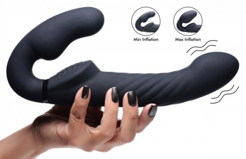 Strap U »Swirl« halterloser Strap-On mit Vibration
