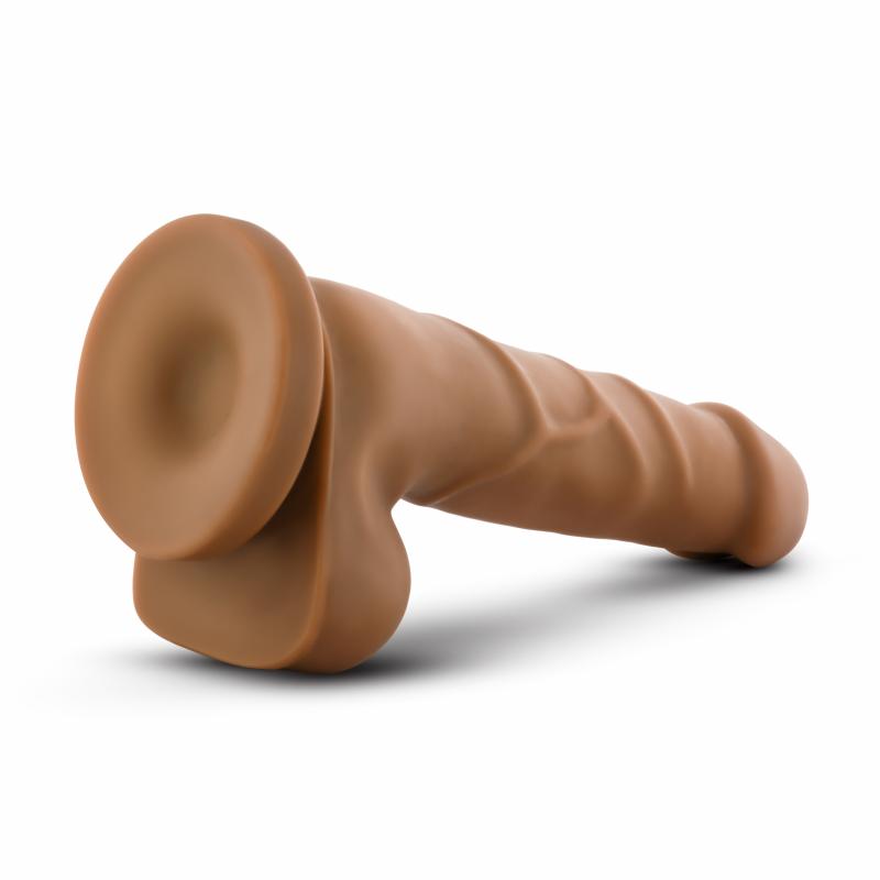 Dr. Skin Realistischer Dildo mit Saugnapf - 20 cm - Mokka