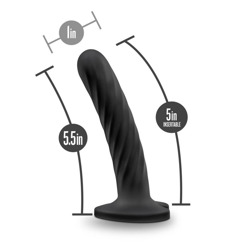 Temptasia »Twist« Dildo mit Saugnapf - Mittel