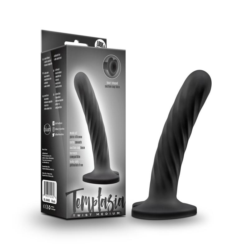 Temptasia »Twist« Dildo mit Saugnapf - Mittel