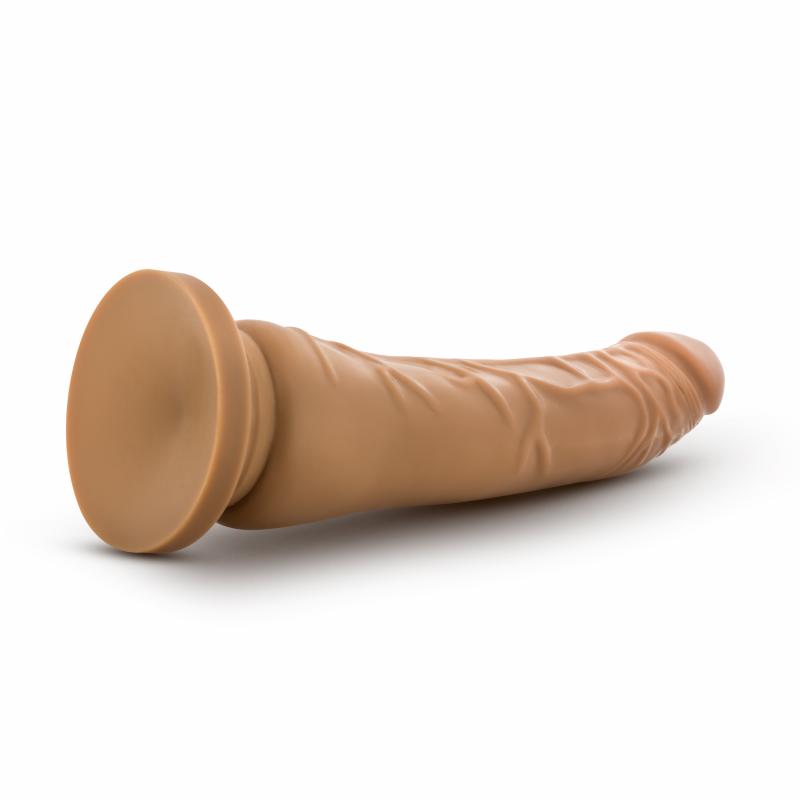 Dr. Skin Realistischer Dildo mit Saugnapf - 21,6 cm - Mokka