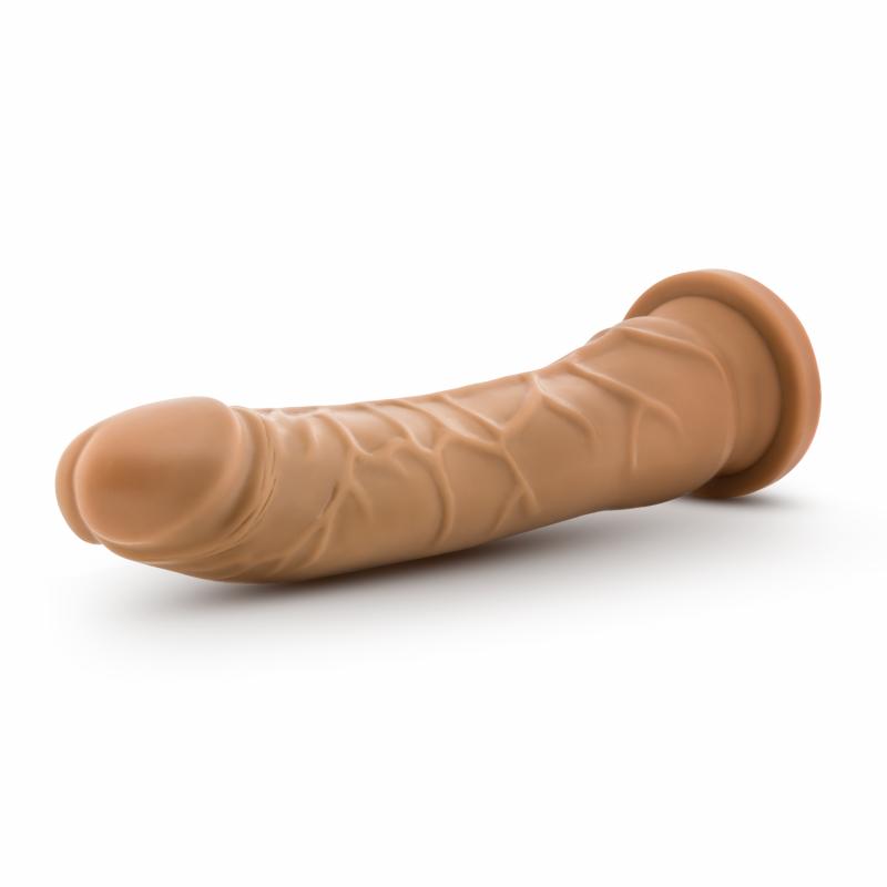 Dr. Skin Realistischer Dildo mit Saugnapf - 21,6 cm - Mokka