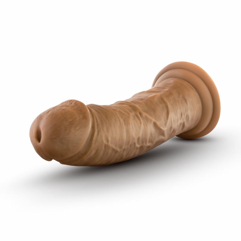 Dr. Skin Realistischer Dildo mit Saugnapf - 20,3 cm – Mokka