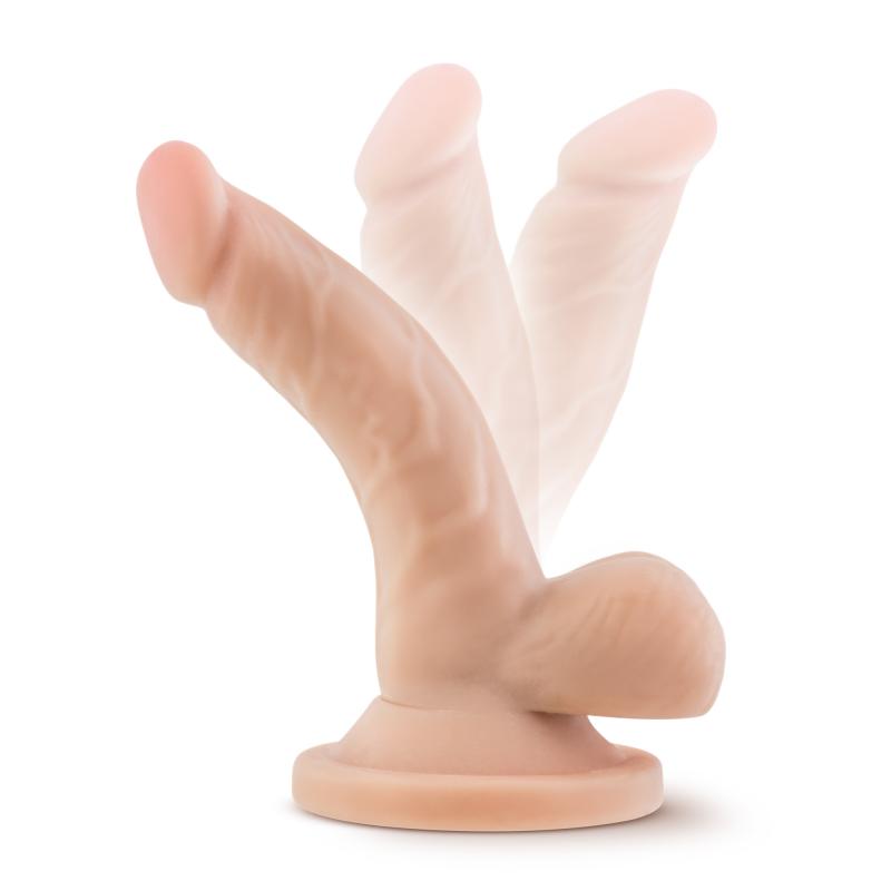 Dr. Skin Realistischer Mini-Dildo mit Saugnapf - 10,2 cm - Beige