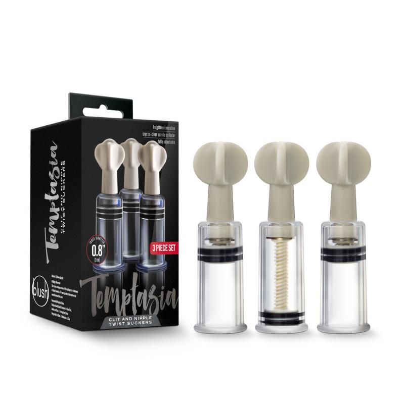Temptasia 3-teiliges Klitoris- und Nippelsauger Set