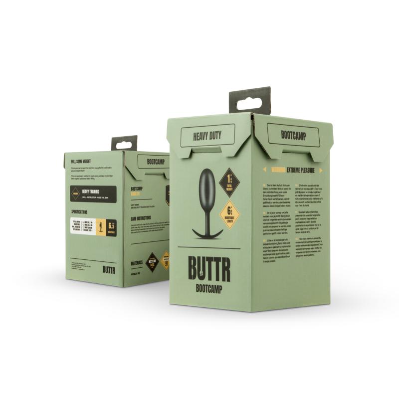 BUTTR - Heavy Duty gewichteter Analplug