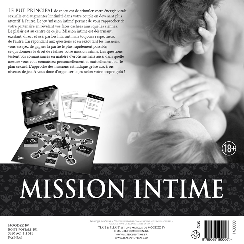 Tease & Please - Erotisches Brettspiel - Mission Intime Klassik (FR)