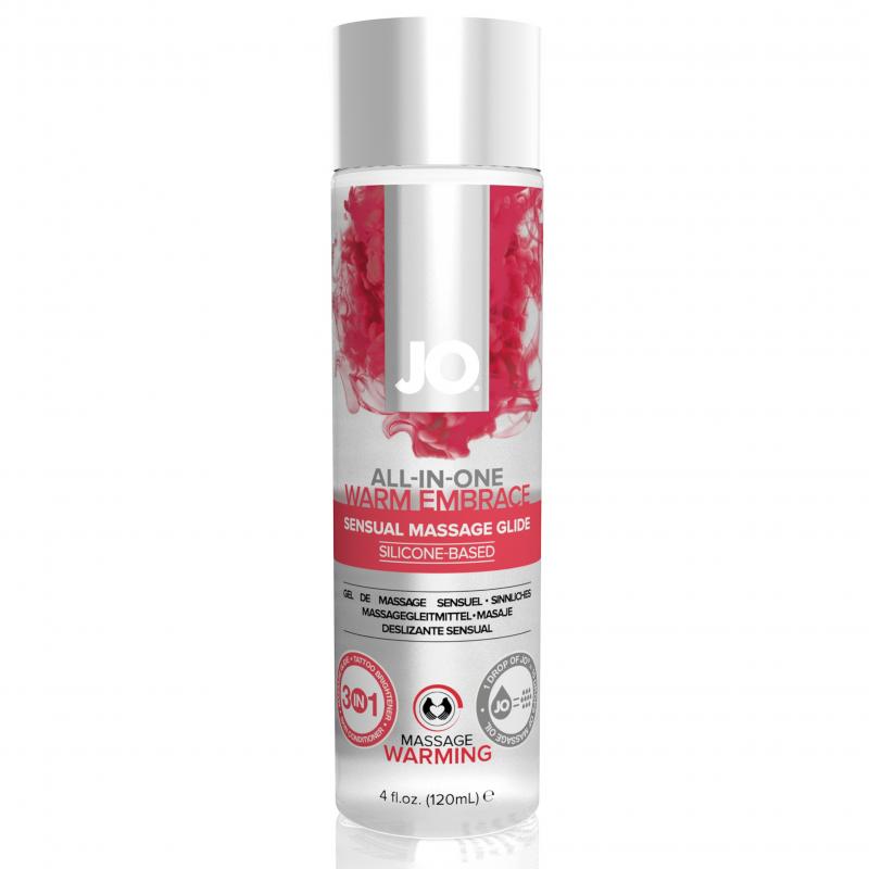 System JO - Sinnliches Massage-Gleitmittel, alles-in-einem, warm - 120 ml