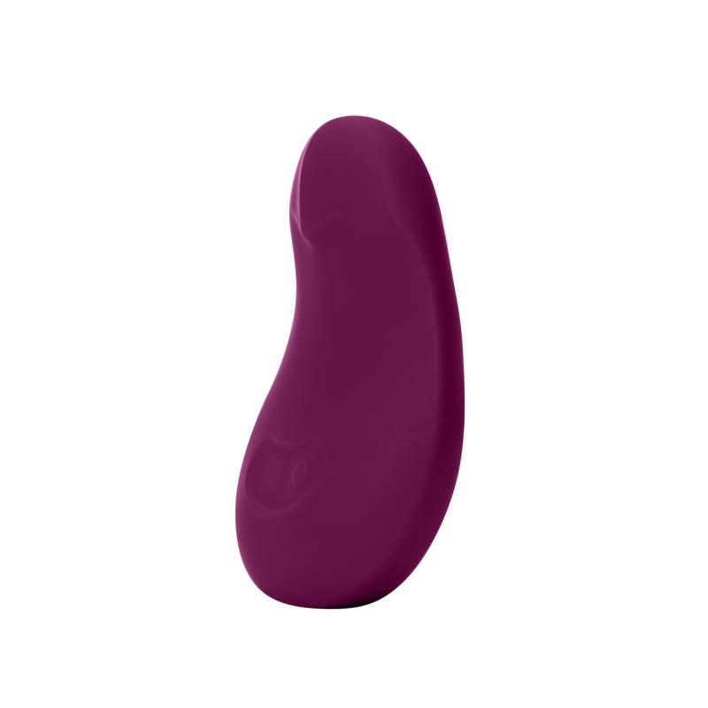 Dame - Pom Flexible Vibrator - Dunkelrot