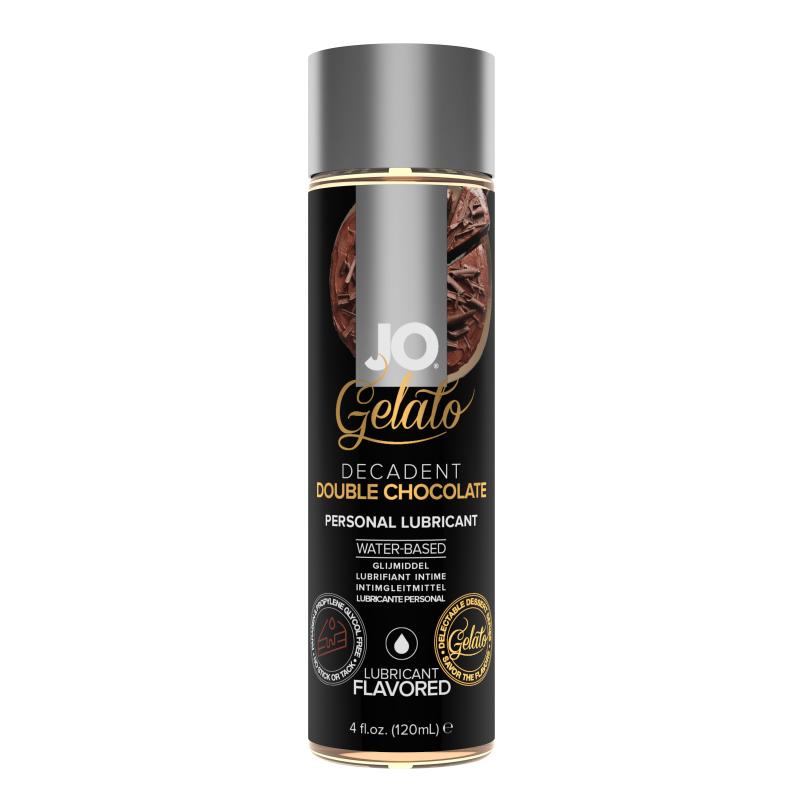 System JO - Gelato Decadente Doppel-Schokolade Wasserbasiertes Gleitmittel - 120 ml