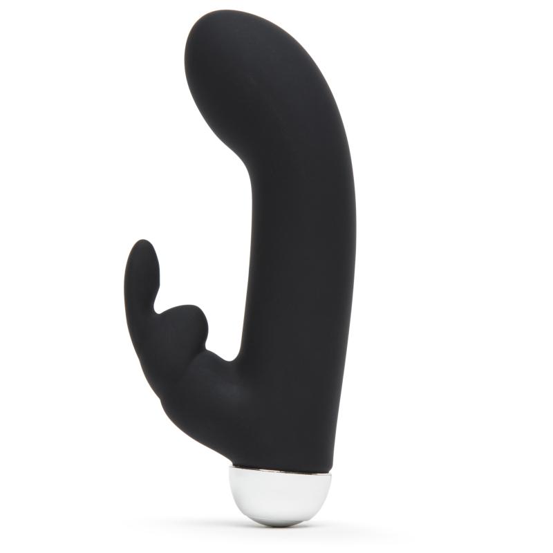 Fifty Shades of Grey - Greedy Girl Wiederaufladbarer Mini Rabbit Vibrator - Schwarz