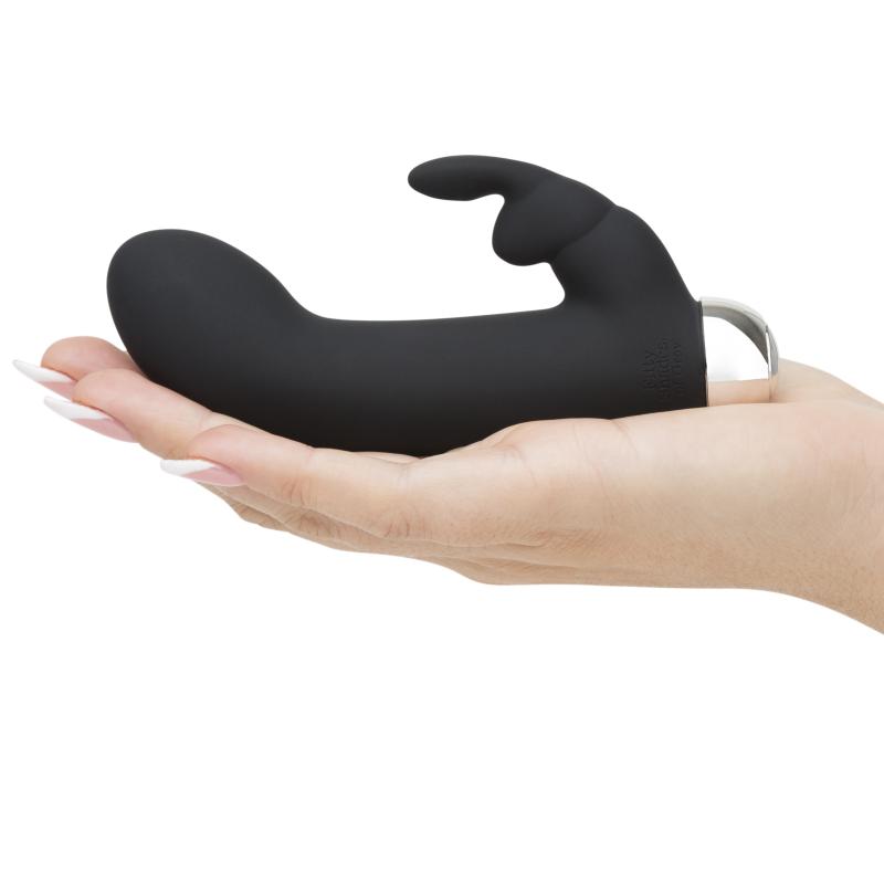 Fifty Shades of Grey - Greedy Girl Wiederaufladbarer Mini Rabbit Vibrator - Schwarz