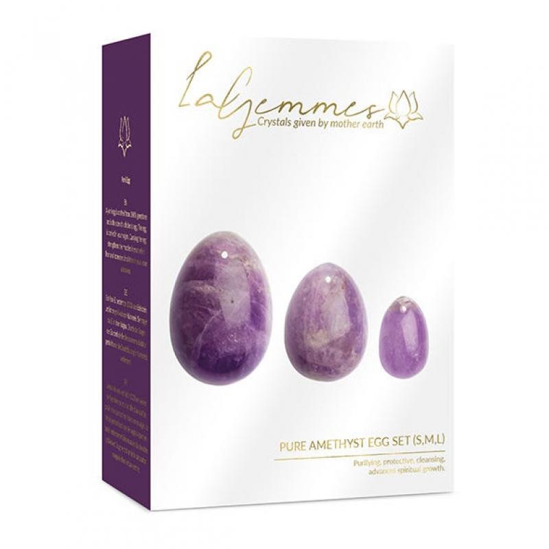 La Gemmes »Amethyst« Yoni-Ei Set
