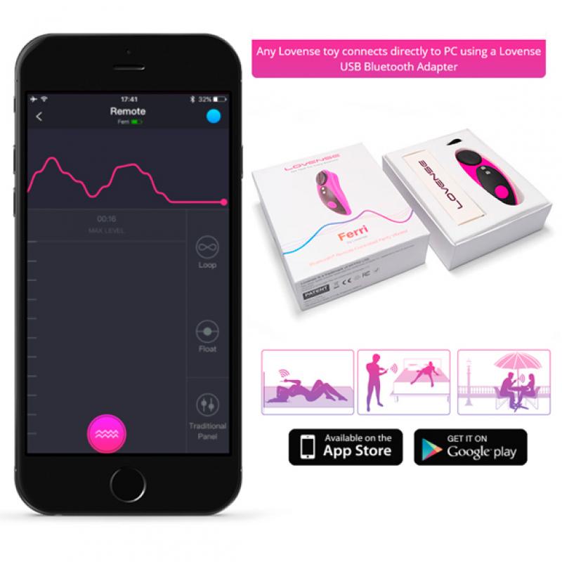 Lovense »Ferry« Slip-Vibrator mit App