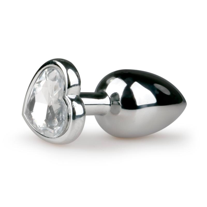 EasyToys »Silber Herz S« Analplug aus Metall