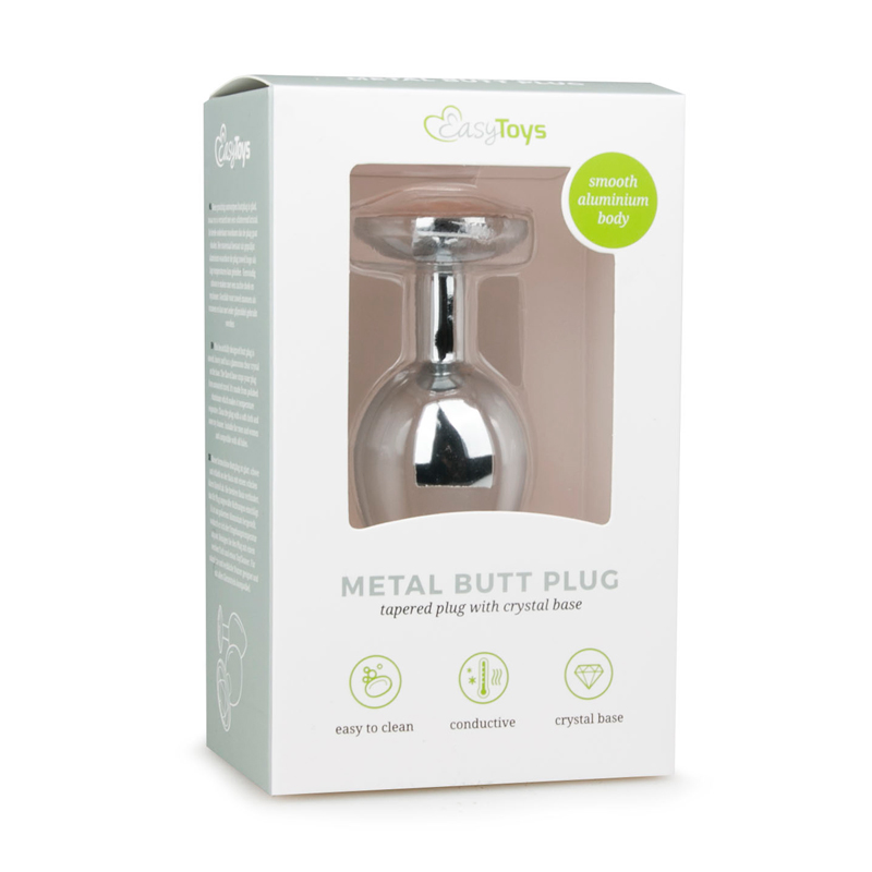 EasyToys »Silber M« Analplug aus Metall